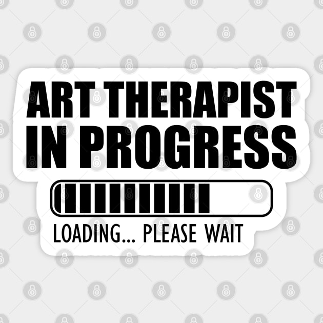 Art Therapist in progress loading Sticker by KC Happy Shop